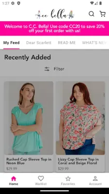 CC Bella Boutique android App screenshot 1
